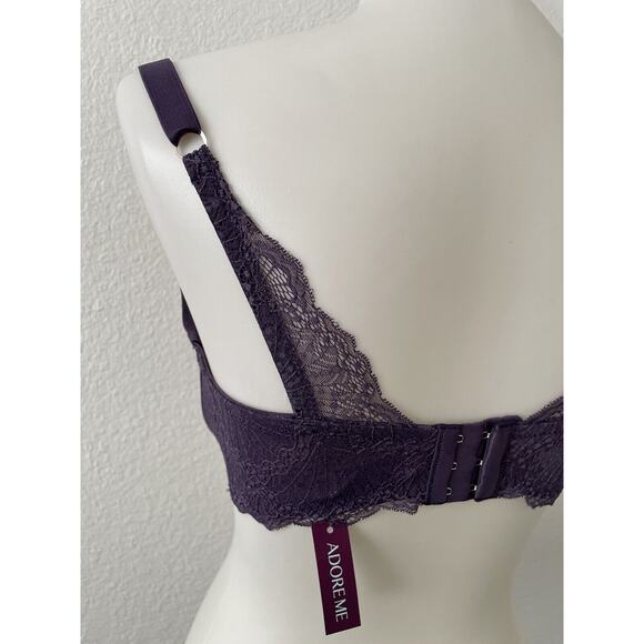 Adore Me Hannalee Lingerie Bra Full Coverage Lace - Picture 8 of 10